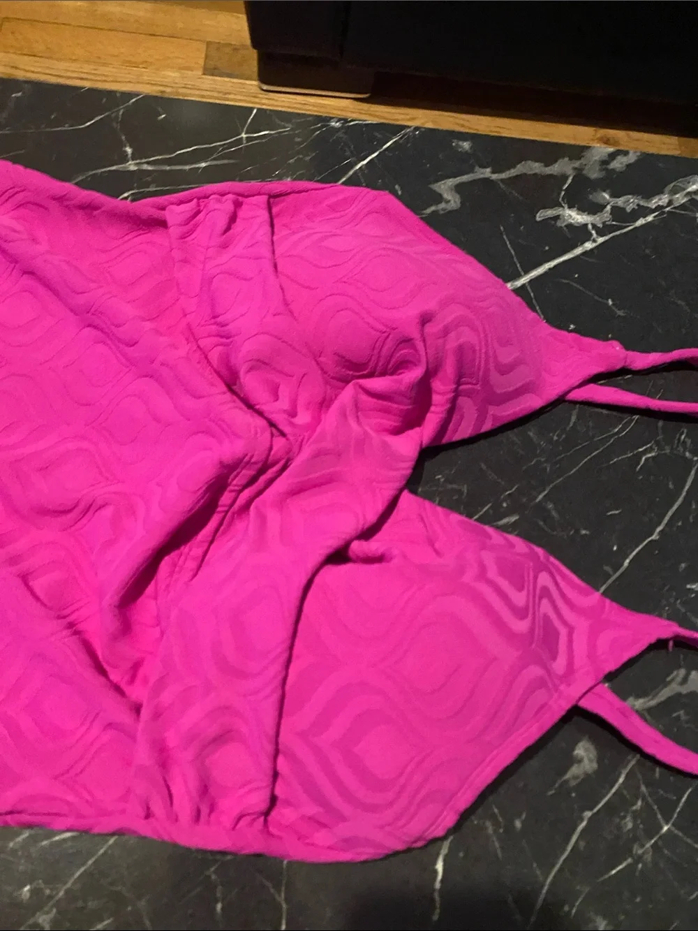 Women ' Textured One-Piece Swimsuit - Pink